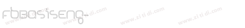 FbBasisEng字体转换