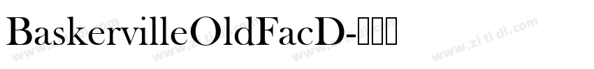 BaskervilleOldFacD字体转换