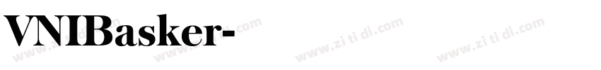 VNIBasker字体转换