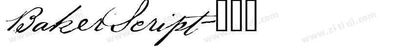 BakerScript字体转换