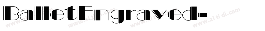 BalletEngraved字体转换