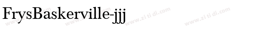 FrysBaskerville字体转换