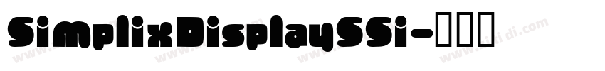 SimplixDisplaySSi字体转换