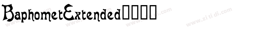 BaphometExtended字体转换