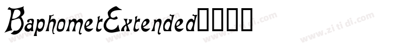 BaphometExtended字体转换