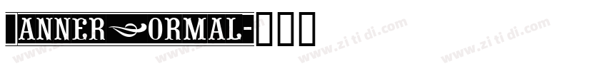 BannerNormal字体转换