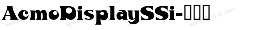 AcmoDisplaySSi字体转换