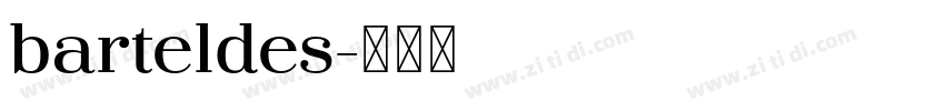 barteldes字体转换