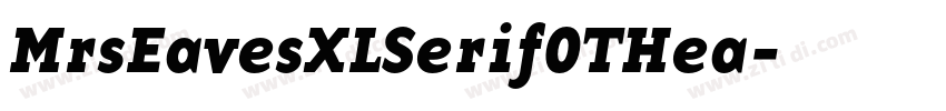 MrsEavesXLSerifOTHea字体转换