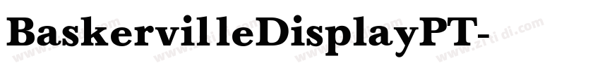 BaskervilleDisplayPT字体转换