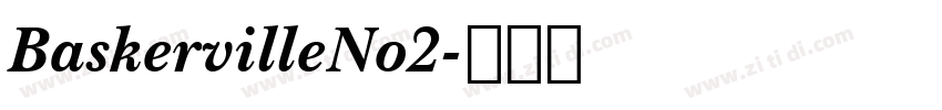BaskervilleNo2字体转换