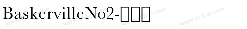 BaskervilleNo2字体转换