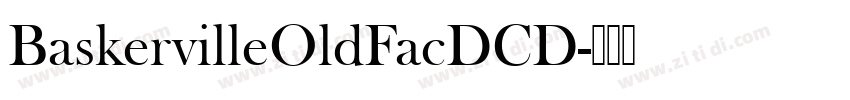 BaskervilleOldFacDCD字体转换