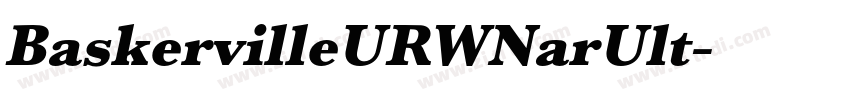 BaskervilleURWNarUlt字体转换