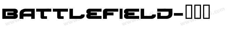 Battlefield字体转换