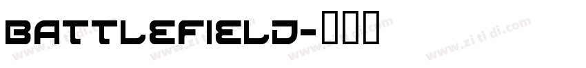 Battlefield字体转换