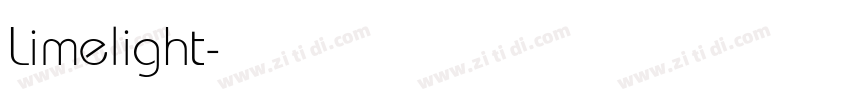 Limelight字体转换