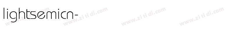 lightsemicn字体转换