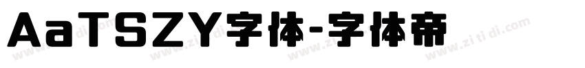 AaTSZY字体字体转换