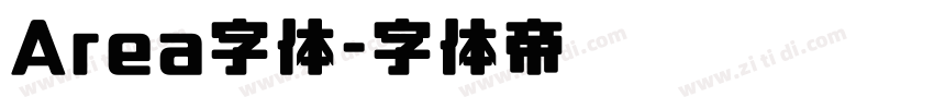 Area字体字体转换