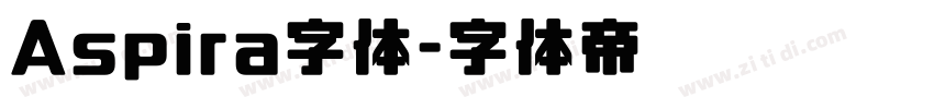 Aspira字体字体转换