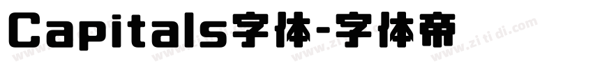 Capitals字体字体转换