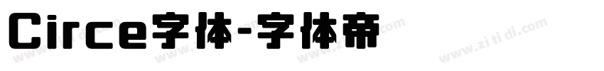 Circe字体字体转换