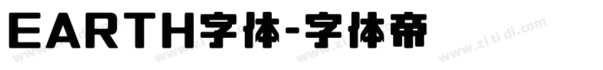 EARTH字体字体转换