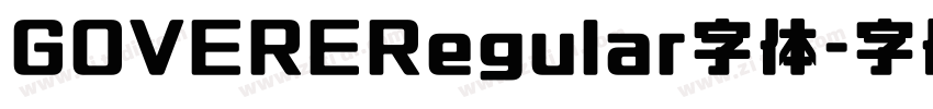 GOVERERegular字体字体转换