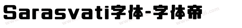 Sarasvati字体字体转换