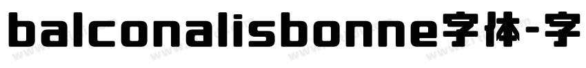 balconalisbonne字体字体转换