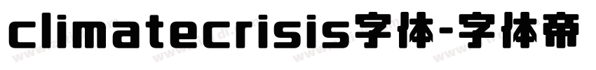 climatecrisis字体字体转换