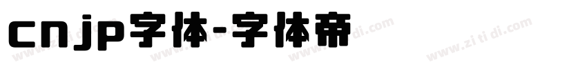 cnjp字体字体转换