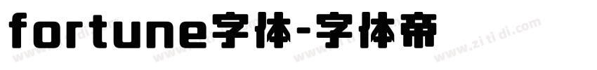 fortune字体字体转换