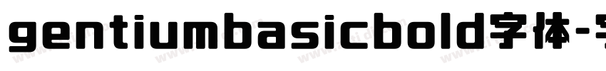 gentiumbasicbold字体字体转换
