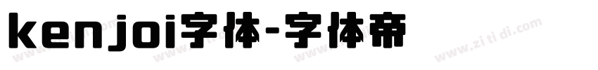 kenjoi字体字体转换