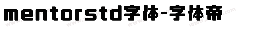 mentorstd字体字体转换