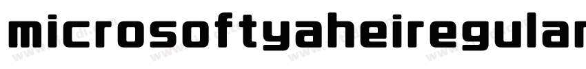 microsoftyaheiregular字体下载字体转换