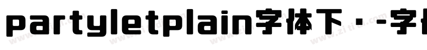 partyletplain字体下载字体转换