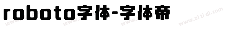 roboto字体字体转换