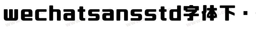 wechatsansstd字体下载字体转换
