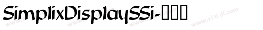 SimplixDisplaySSi字体转换