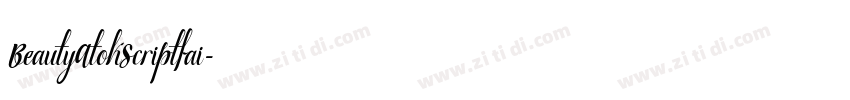 BeautyAtokScriptfai字体转换