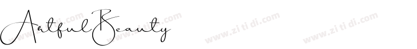 ArtfulBeauty字体转换