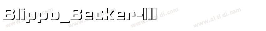 Blippo_Becker字体转换