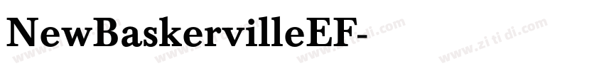 NewBaskervilleEF字体转换