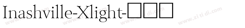 Inashville-Xlight字体转换