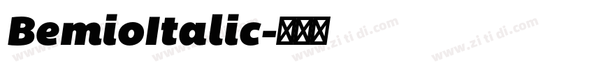 BemioItalic字体转换