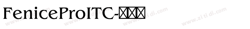 FeniceProITC字体转换
