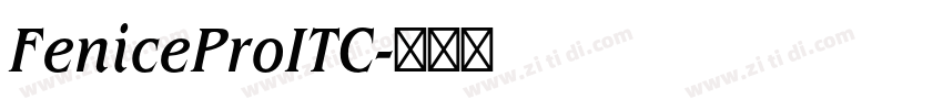 FeniceProITC字体转换